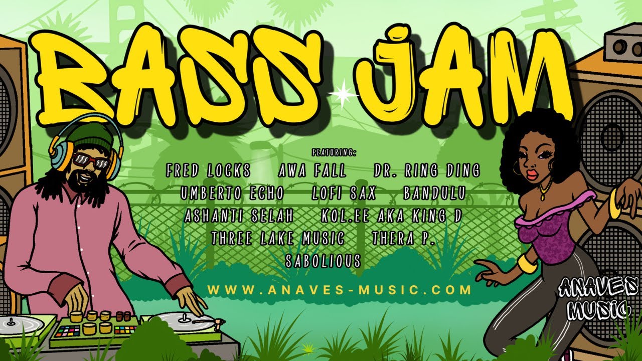 Anaves Music - Bass Jam | Album Megamix by DJ Koolbreak | Visualizer | Reggae, Dub, Trap, Dancehall