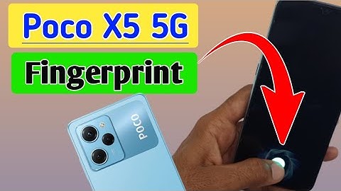 How to set Display Fingerprint Lock in poco x5 || poco x5 5g me fingerprint Lock setting