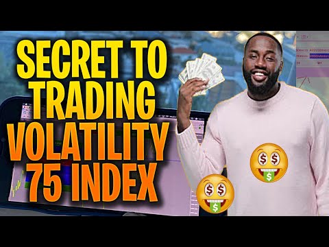 SECRET to trading Volatility 75 index - How to Trade Vix 75 Index strategy