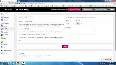Creating Invoices   Sales Codes