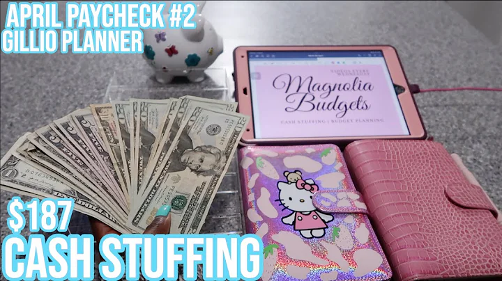 CASH ENVELOPE & SINKING FUNDS STUFFING | APRIL PAYCHECK #2 2022 | $187 LOW INCOME | CASH STUFFING