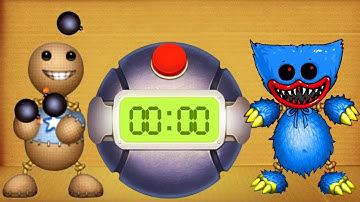 Huggy Wuggy Buddy vs Mega Bomb | Kick the Buddy Mod Poppy Playtime Android Gameplay 2022