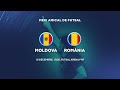 LIVE! Futsal. Moldova - Romania, meci amical. 19.12.2021, 18:30