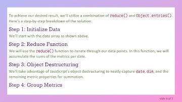 Summing Metrics by Date in a JSON Array