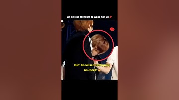 Taejin: Seokjin kissing taehyung 🤯 #taejin #ytshorts #btsshorts #jin #taehyung