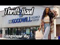 The Entrepreneur Life Episode 2| Thrift Haul| Packing Orders From Huge Relaunch|