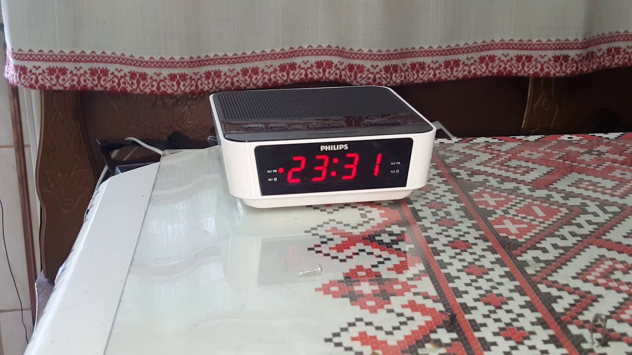 Radio with clock digital Philips AJ3115/12 (Germany) YouTube