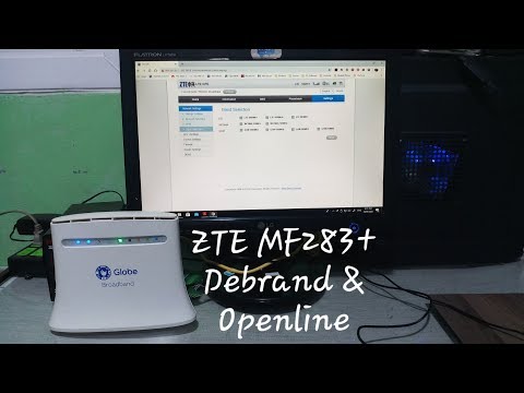 ZTE MF283+ Debranding & Openline Tutorial