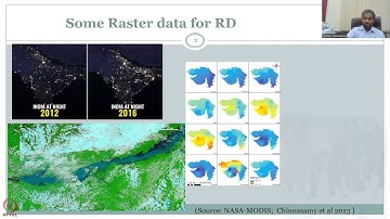 Week 5 : Lecture 22 : Raster data type formats and uses