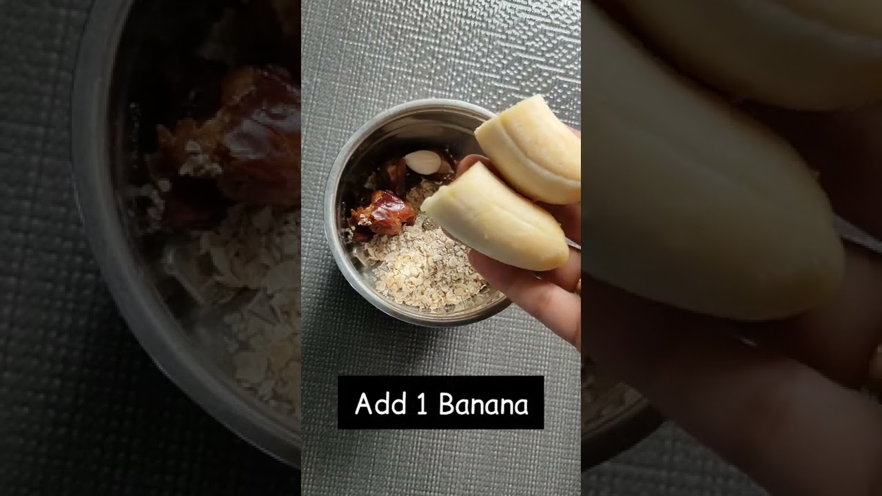 ⁣DIY || Healthy Oats Banana smoothie for weight loss || Simple and quick smoothie