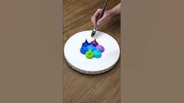 Blobs to Beauty 🎨😍 #art #shorts