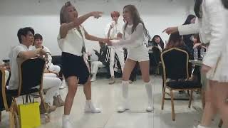 Z-Girls (Vanya Carlyn) imitating Z-Boys 'No limit' dance