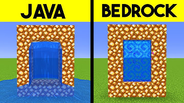 31 Minecraft Java VS Bedrock Things