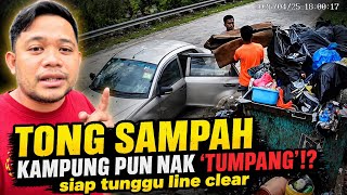 'TUNGGU LINE CLEAR DULU' RUPANYA NAK BUANG SAMPAH PUKAL‼️ INI TEGURAN PADU KETUA KAMPUNG BATU 14 