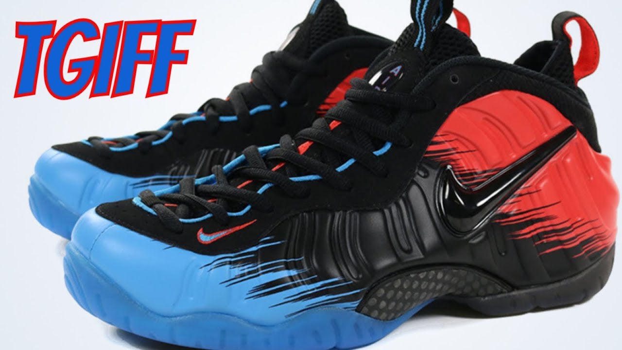 spiderman foamposites footlocker