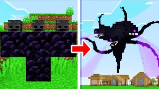 Vytvořil jsem WITHER STORM Bosse v Minecraftu!