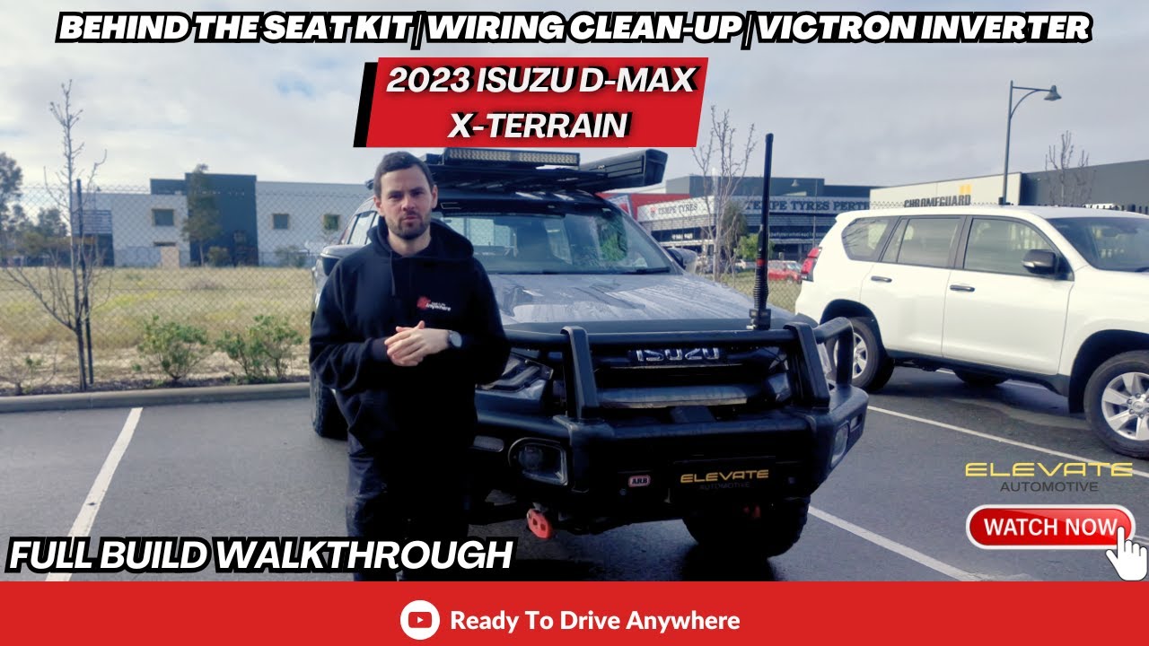 Сборка Isuzu D-Max X-Terrain 2023 года | Аккумулятор ёмкостью 100 А·ч за сиденьем, инвертор Victr...
