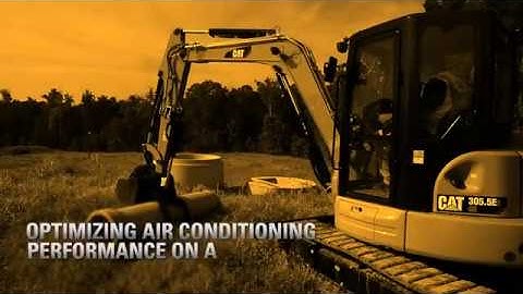 Optimizing Air Conditioning Performance on a Cat® E2 Mini Excavator