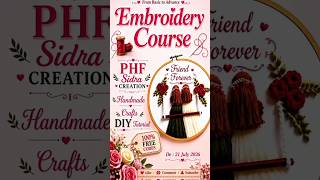 Basic to Advance Embroidery Course Class Day 1 Hand Embroidery |onlineTutorial learning beginners