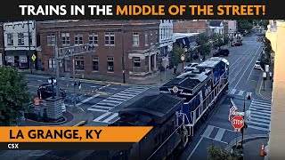 LIVE RAILCAM: La Grange, Kentucky, USA | Virtual Railfan