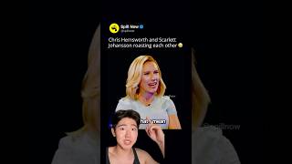 Chris Hemsworth and Scarlett Johansson roasting each other 😂