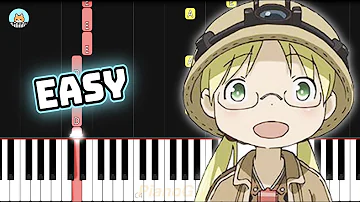 Made in Abyss OP - "Deep in Abyss" - EASY Piano Tutorial & Sheet Music