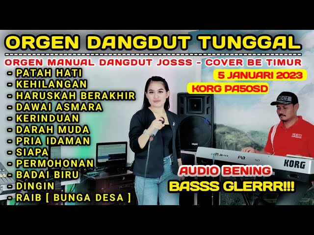 DANGDUT ORGEN TUNGGAL - PATAH HATI, KEHILANGAN, HARUSKAH BERAKHIR, LAGU LAWAS ( COVER - BE TIMUR ) class=