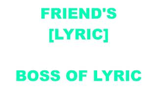 Marshmello & Anne-Marie - FRIENDS (Lyrics)|| by boss of lyric