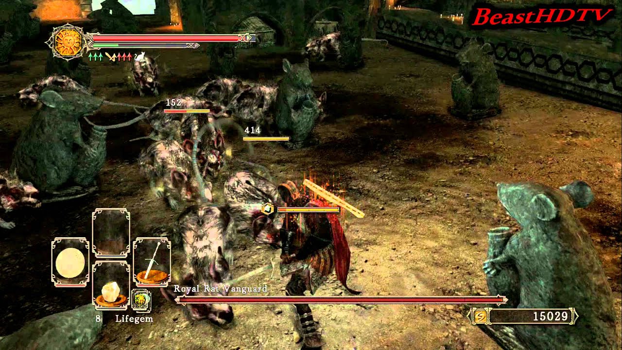 Dark Souls 2 - How to Beat the Rat Vanguard Boss 