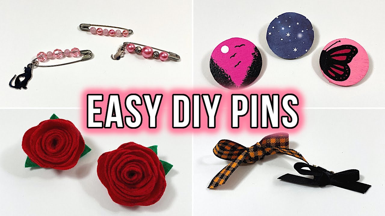 4 Creative & Easy Ways To Make DIY Pins Without Shrink Plastic