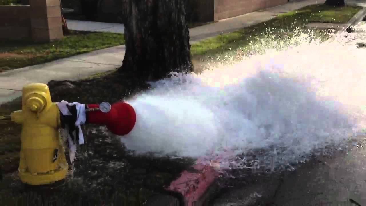 Fire hydrant flushing YouTube