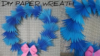 Diy Paper Wreath