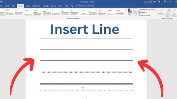 How To Insert a Line In Word For Resume | How to Add Line in Word For Resume