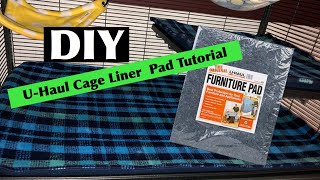 DIY UHaul Cage Liner Pad Tutorial