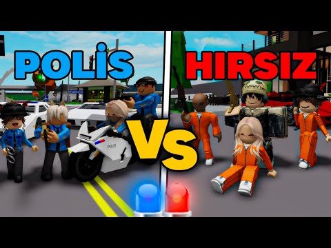 HIRSIZ VS POLİS FİLMİ ÇEKTİM 🤩👮‍♂️| ROBLOX BROOKHAVEN RP 🏡