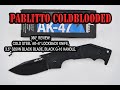 360° Review: Cold Steel AK-47 Lockback Knife, 3.5&quot; S35VN Black Blade, Black G-10 Handle.