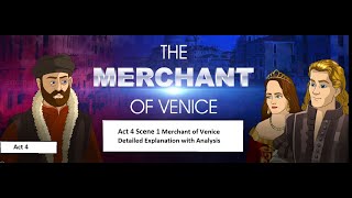 The Merchant of Venice | Act4 Scene 1 | William Shakespeare | ICSE Class10 | English | #MOV #Act4