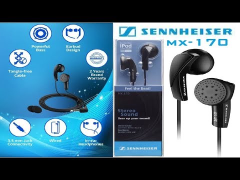 Sennheiser MX 170 Wired Headphone - Unboxing, Review, Sample Sound