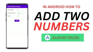 Android add two numbers || Adding two numbers simple android app || Android tutorial full course
