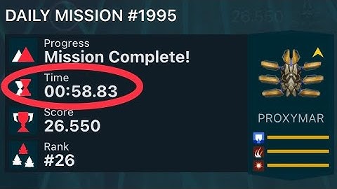 ⏱ My Fastest Clear - SUB 59s - Proxymar [delta apex]  daily #1995 - Phoenix II - Marshal S4