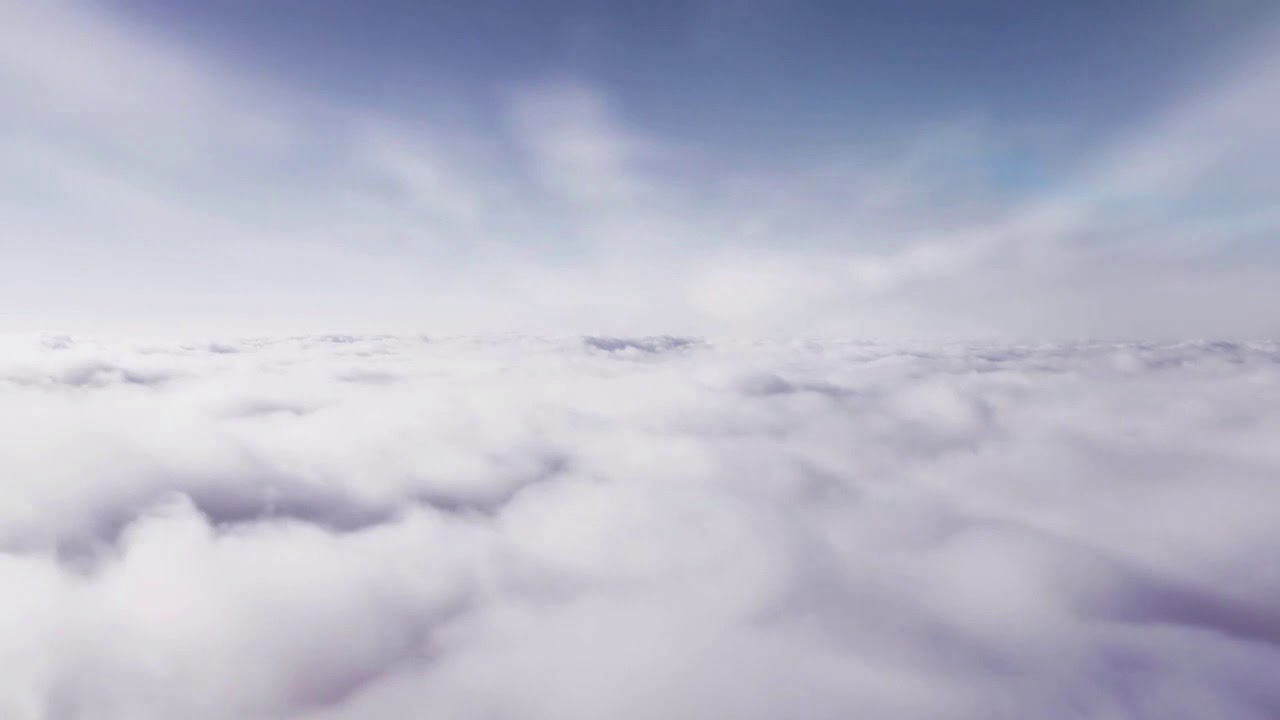 White noise above the clouds for fluffy sleep and beautiful dreams