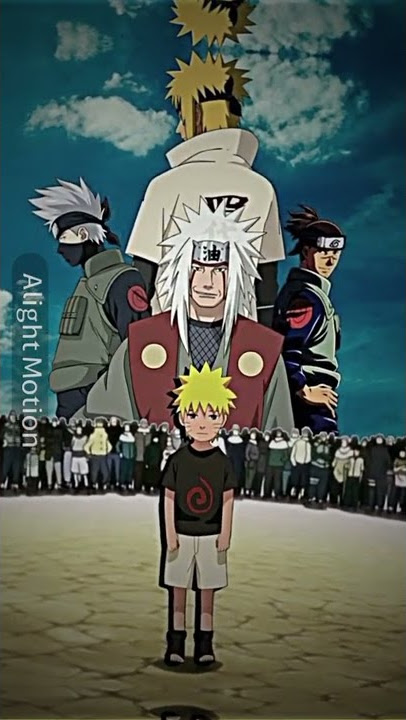 Naruto Iruka Kakashi Jiraiya Minato || DJ Kanashimi Wo Kasashisa Ni #anime #naruto #old #edit #am
