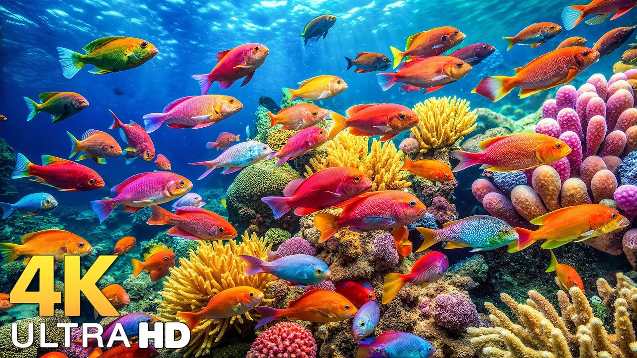 Underwater Wonders 4K | Marvel at Sea Animal in The Best 4K Aquarium 🐳 Dream Life #5
