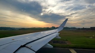 Early morning takeoff from Krakow John Paul II International Airport | A320