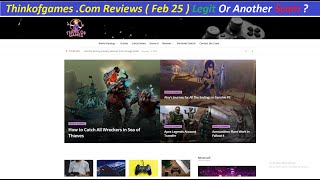 Thinkofgames .Com Reviews ( Feb 25 ) Legit Or Another Scam ? Think of games Clothing ! Thinkofgames