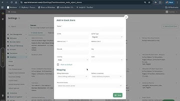 How to Map Address and Document Series as per Store