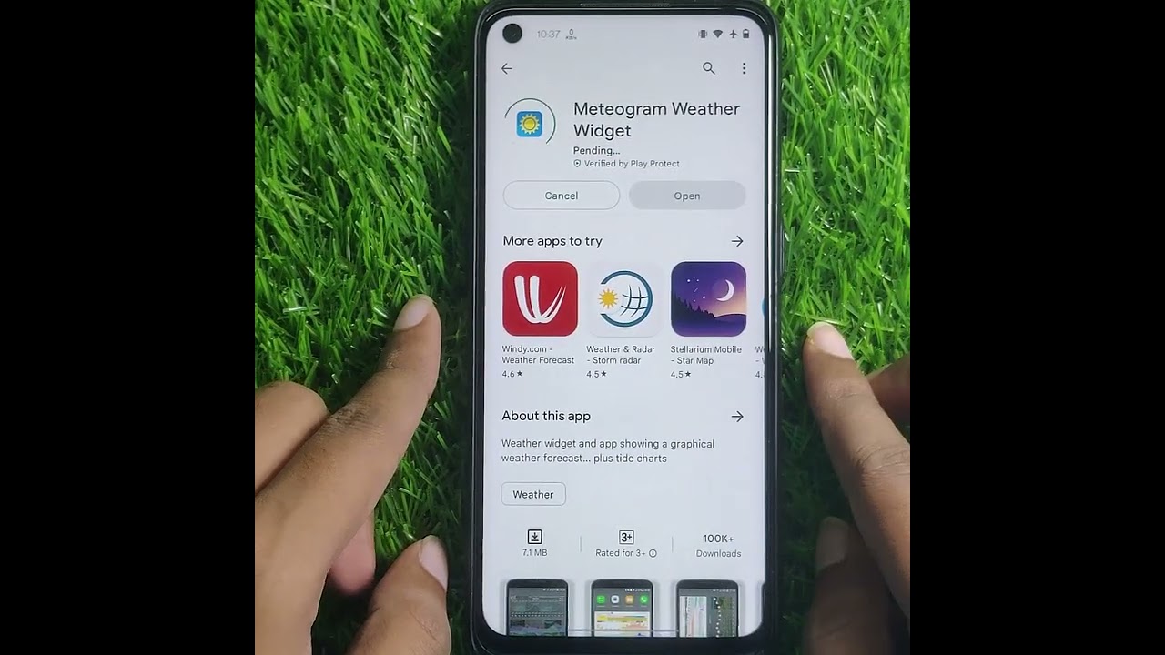 How To Download & Install Meteogram Weather Widget