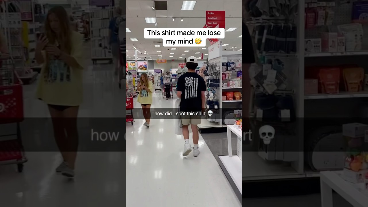 Spotted the viral TRUMP QR Shirt!