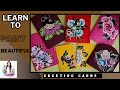 Greeting Cards in One Stroke Painting |Friendship Day Greeting Cards