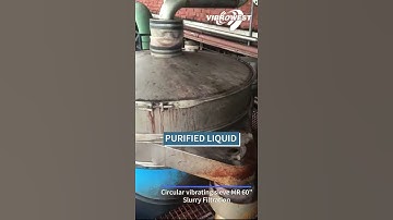 Installation Start up : Circular vibrating sieve mod. MR - Vibrowest